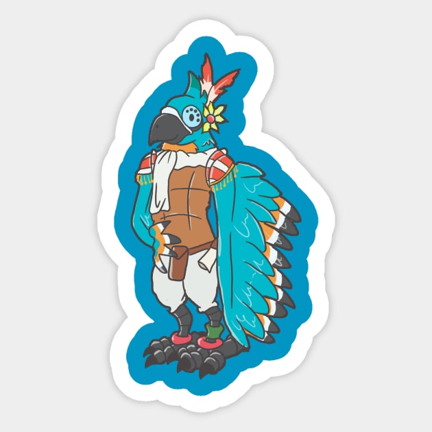 Kass Sticker by paigedefeliceart@yahoo.com